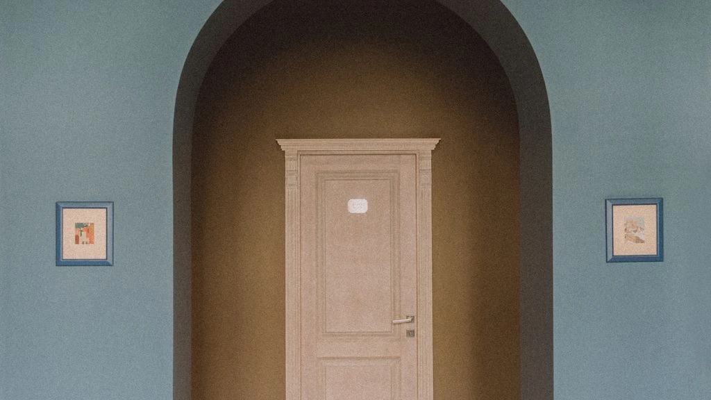 The threshold of 36 Armenian Street, late afternoon